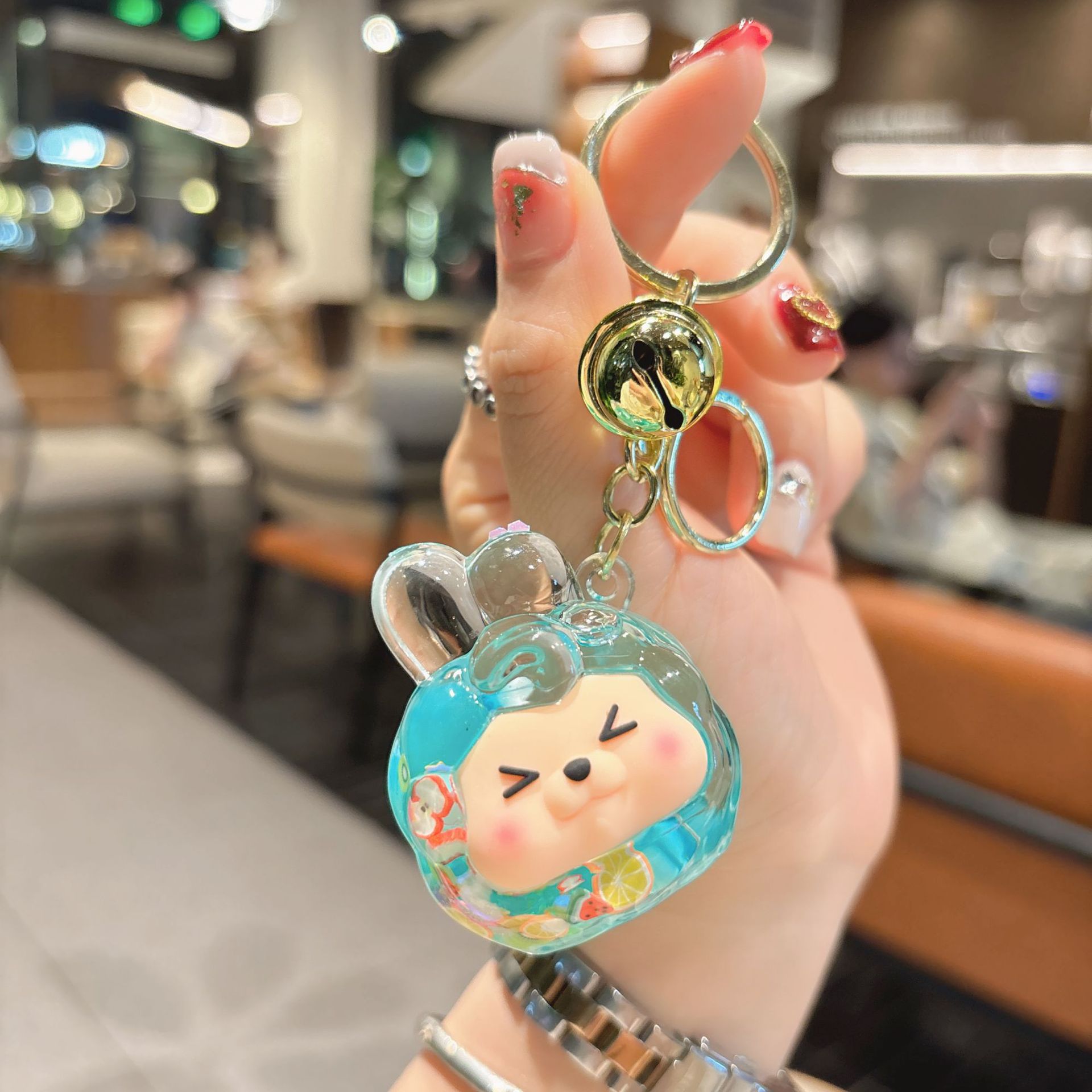 50g Weight Bag Pendant, Keychain Classification 1 Piece Quantity Festival, Shopping Occasion Acrylic Material Cartoon Character Pattern Unisex Gender Cute Style 1 Piece Cute Cartoon Character Acrylic Unisex Bag Pendant Keychain 17