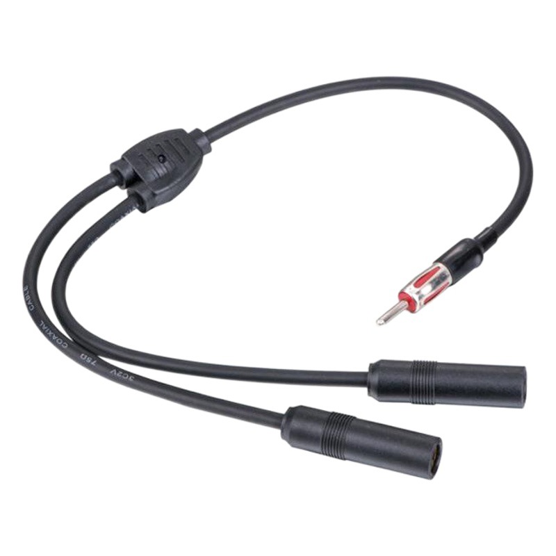 Car Radio Antenna Adapter, One Male and Two Female Antenna Modification, Car Gps Antenna Modification Supplies
