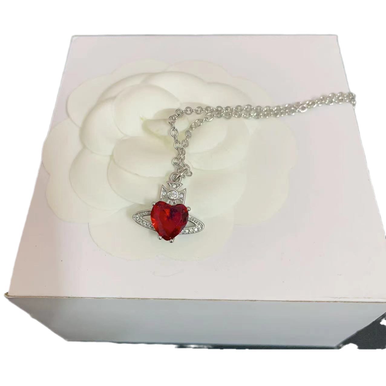 Necklace, pendant drop-shaped, chain for key bag , set, gradient