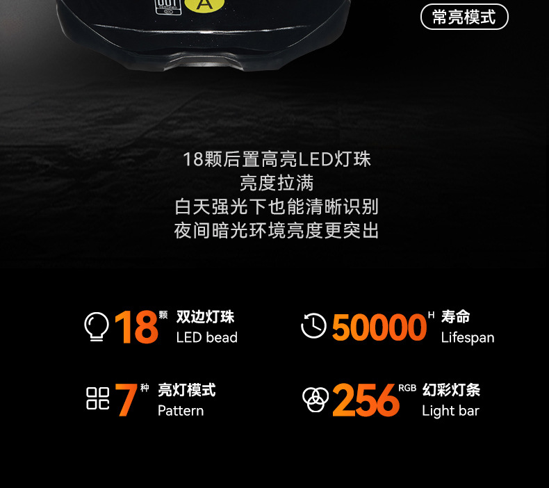 RNG New National Standard Motorcycle Helmet Full-Face Helmet for Men and Women with Dual Visors, Ventilation, Sun Protection, and Tail Light for Electric Vehicles