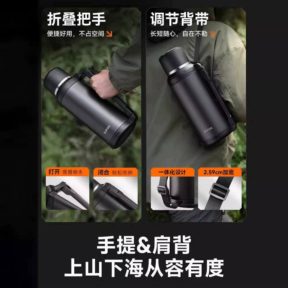 Суперр Capacious vacuum handheld thermos for traveling stainless steel