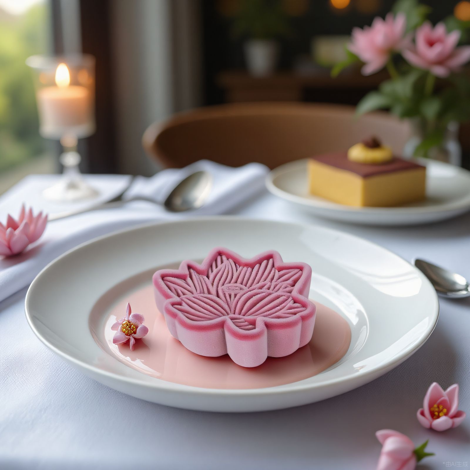 Molde Silicona Hojas (Loto/Rosa/Ginkgo) — Pudín, Mousse, Chocolate