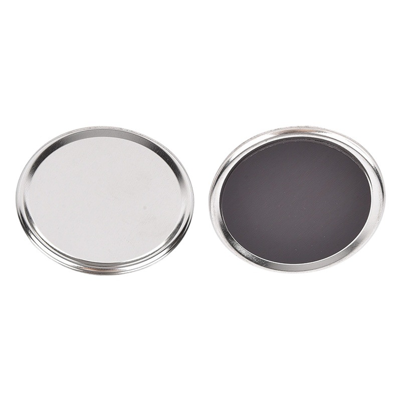 58MM etiqueta del refrigerador de hojalata suave insignia magnética material en blanco de metal barra de succión magnética accesorios de BRICOLAJE