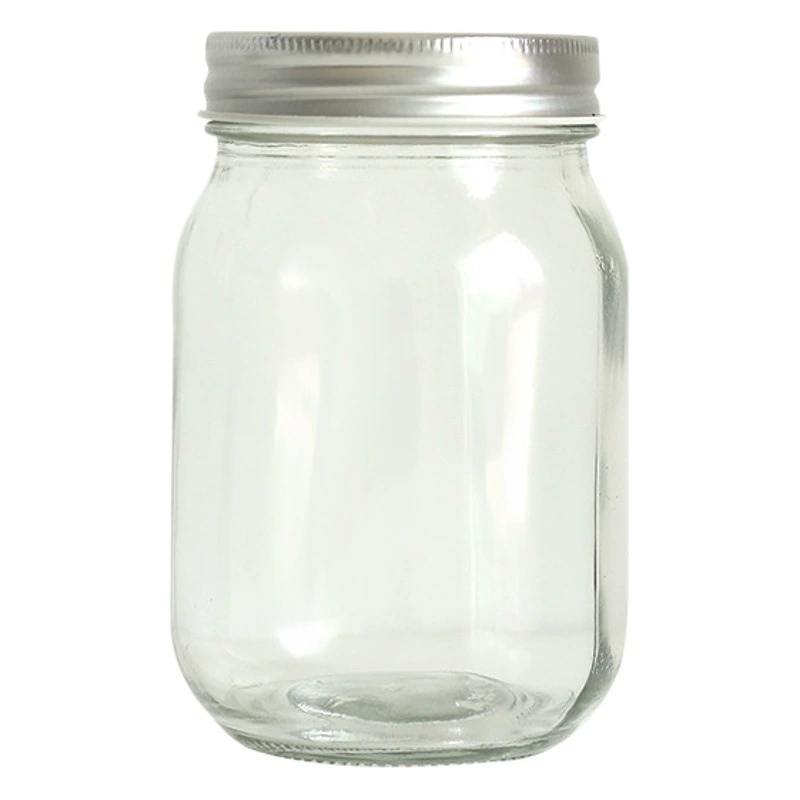 Желтый персик консервированная бутылка стеклянная высокотемпературная устойчивая варенье запечатанная Сплит бутылка оптовая стеклянная бутылка для хранения меда соленья бутылка