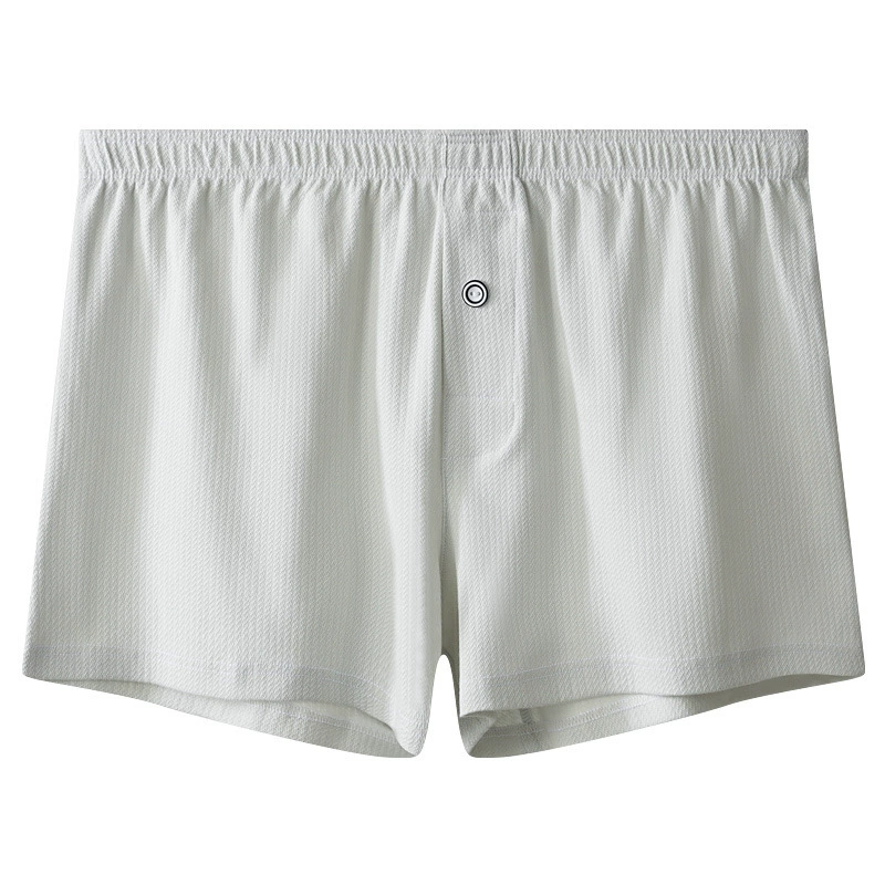 Мужское хлопковое дышащее нижнее бельё, цветные брюки, свободный крой, простой фасон, увеличенный размер