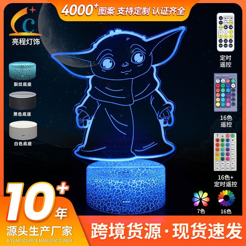 Amazon Cross-Border New Star Wars Death Star Night Light 3D Colorful Led Gift Lamp Touch Remote Control Lamp Amazon Cross-Border New Star Wars Death Star Night Light 3D Colorful Led Gift Lamp Touch Remote Control Lamp