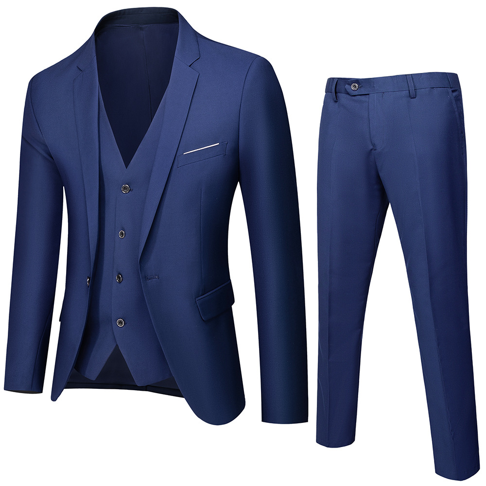 2021 new men's suits double-breasted Bri...