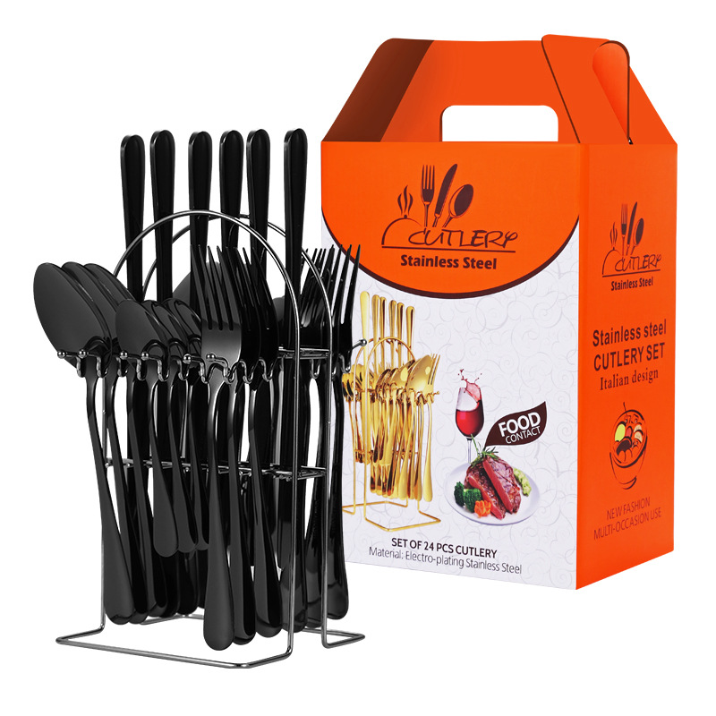 블랙 24PC-레드 박스