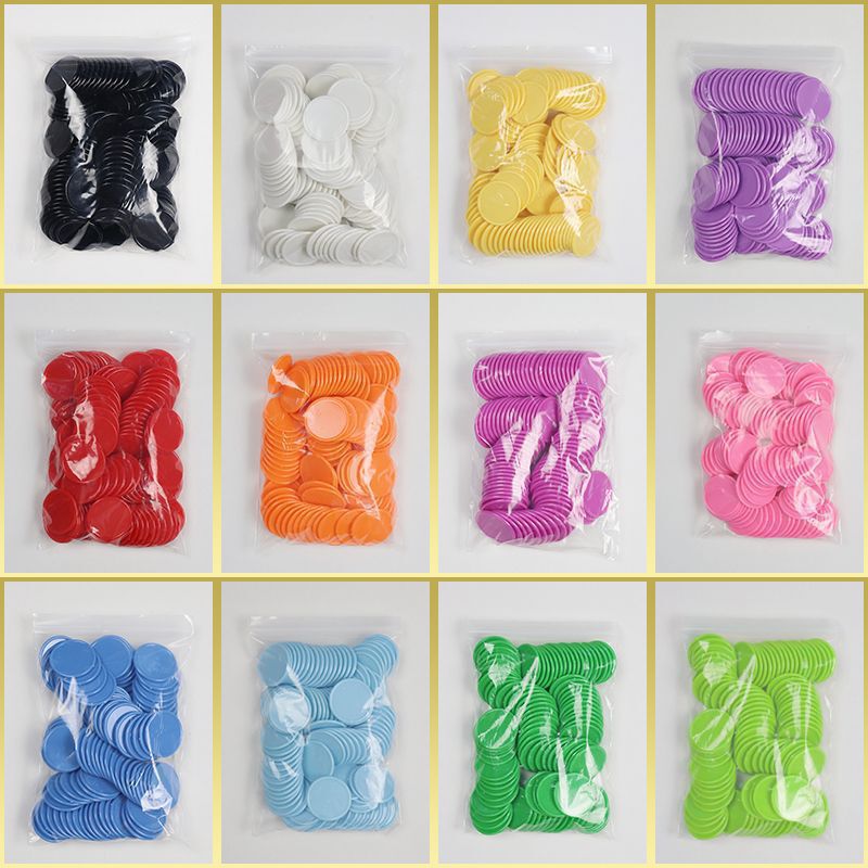 クリエイティブプラスチックチップコイン教材カラフルな空白の小さなディスク学生幼稚園報酬コインポイントコイン子供が遊ぶ|undefined