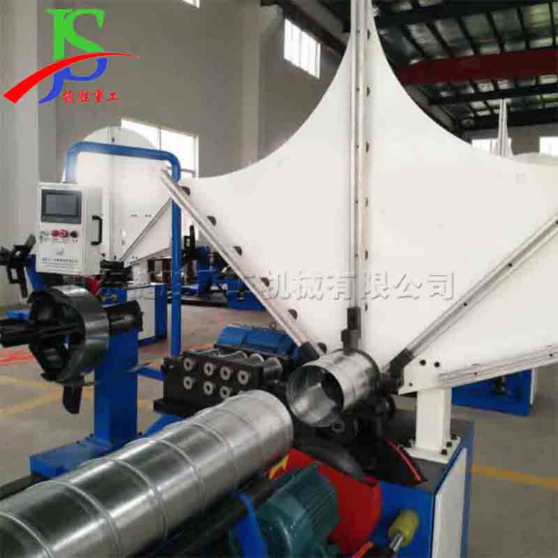 Máquina de producción de tubería de aire en espiral totalmente automática para transporte de materiales utilizando máquina de tubería de aire para producir tubería de humo