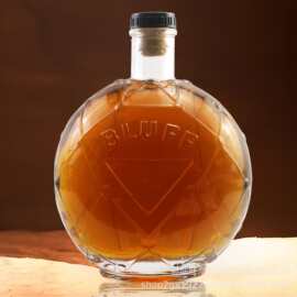 红酒洋酒威士忌空酒瓶家用厨房料酒液体调料分装瓶自酿酒水密封瓶