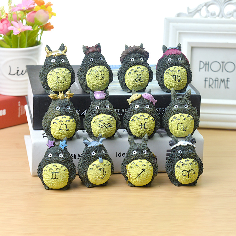12 constellation Decoration lovely Kitty Forest Office desktop decorate Potted plant Arts and Crafts wholesale