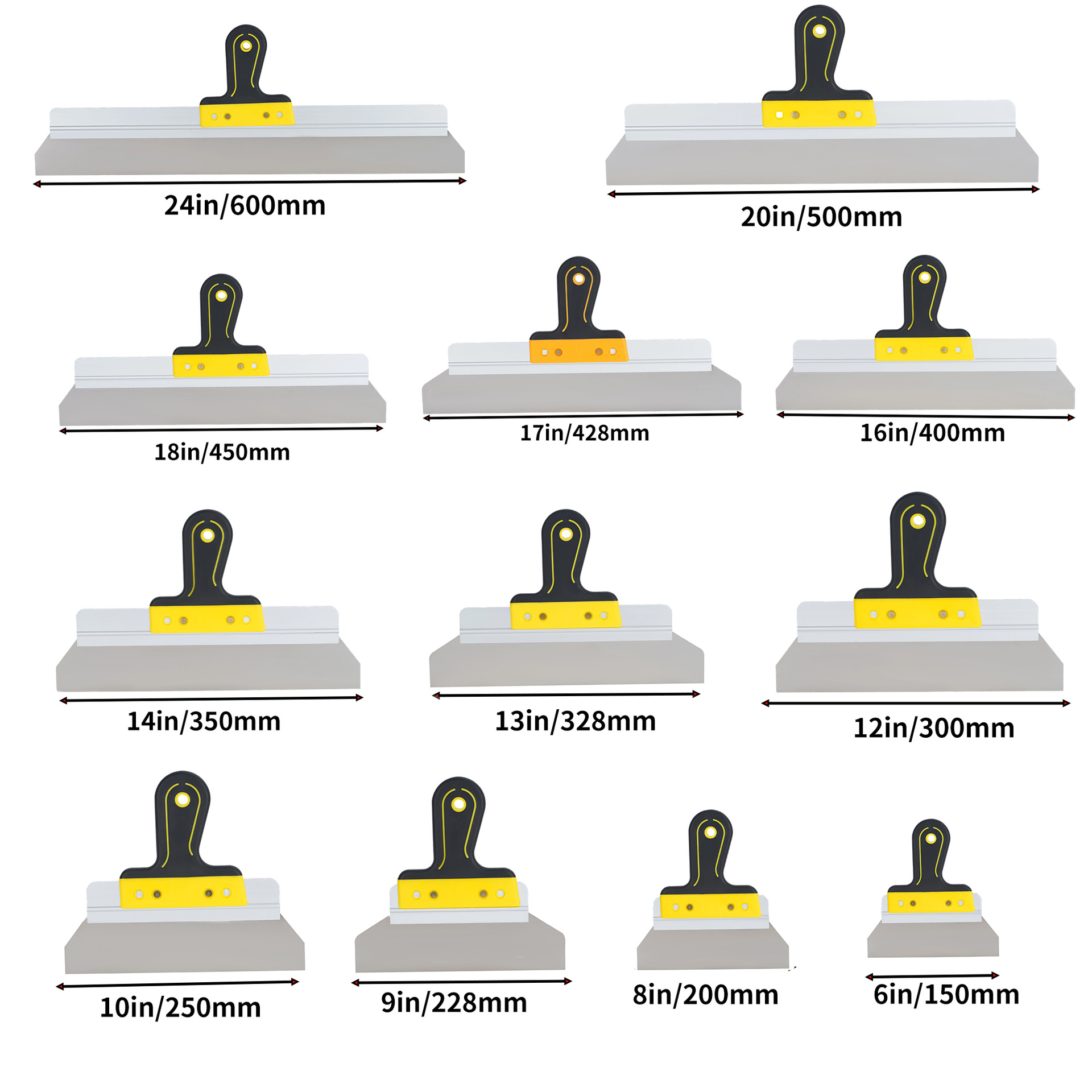 油灰铲刀括灰刀油漆批灰刀腻子刮板墙刀塑料柄小铲刀环保材质