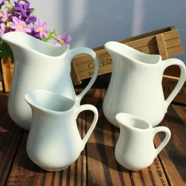 Large, Medium and Small Ceramic Milk Pot Coffee Scented Tea Special Family Kitchen Cafe