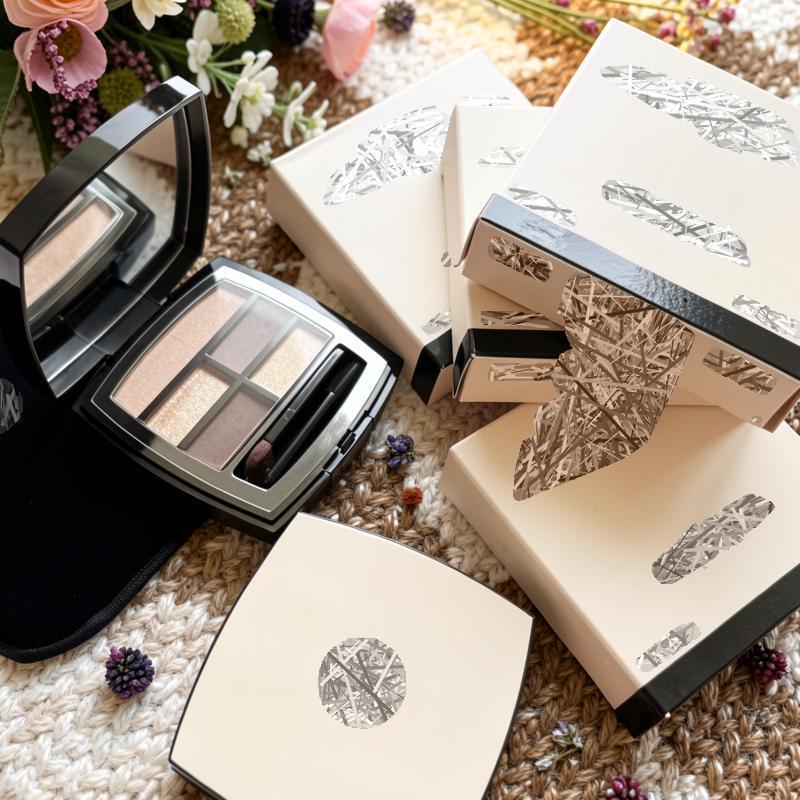 Richly Pigmented Eyeshadow Palette 4.5g, Fashionable Factory-Made Five-Color Matte Soft Earth Tones with Pearlescent Shimmer, Long-Lasting
