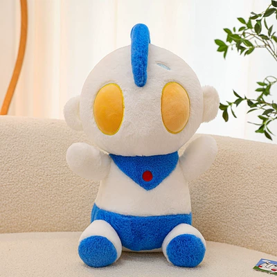 Oyuncaq yastıqlar — doll children's birthday gift - ultraman-sitting-figure-blue-35cm
