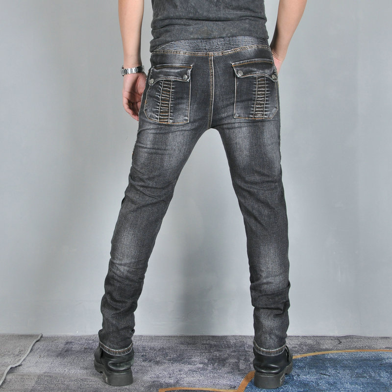 VOLERO motocicleta jeans hombres Kevlar resistente al desgarro motocicleta montar pantalones resistentes a la caída equipo de protección de silicona