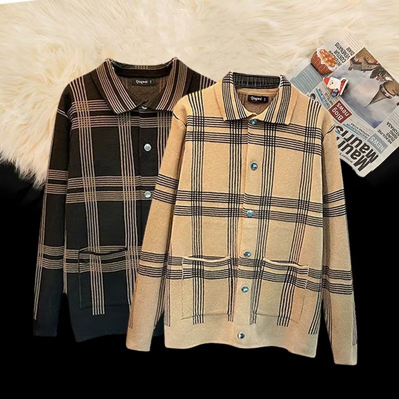 Maglione oversize da uomo in maglia – Pullover invernale spesso e comodo con dettaglio distintivo vintage_voghion.com