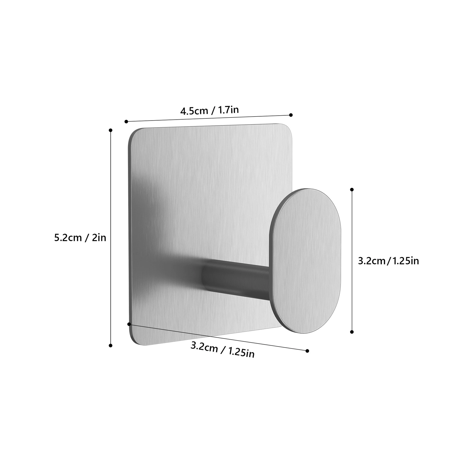 Cross -border peasted tongue hook stainless steel hook sticky hook hook linked bathroom hook kitchen hook hook nail hook thumb hook