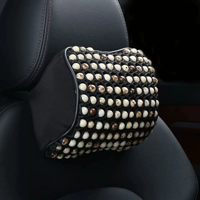 Seed Lumbar Support Summer Car: Waist support - bodhi-small-headrest-black-color