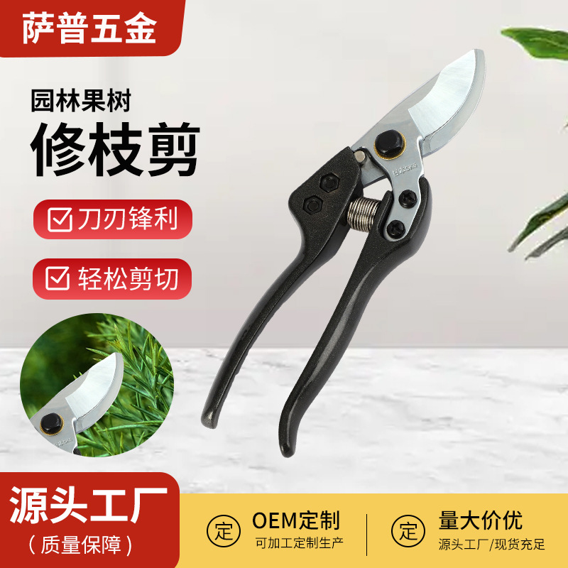多功能修枝剪省力果树果剪园艺剪刀盆景硬枝树枝锋利强力剪刀批发