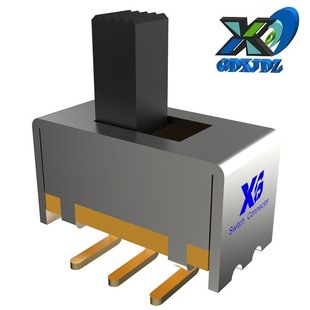 Electrical 2-position sliding switch wholesale mini 2-stage toggle switch 3-foot miniature two-position sliding switch bent foot