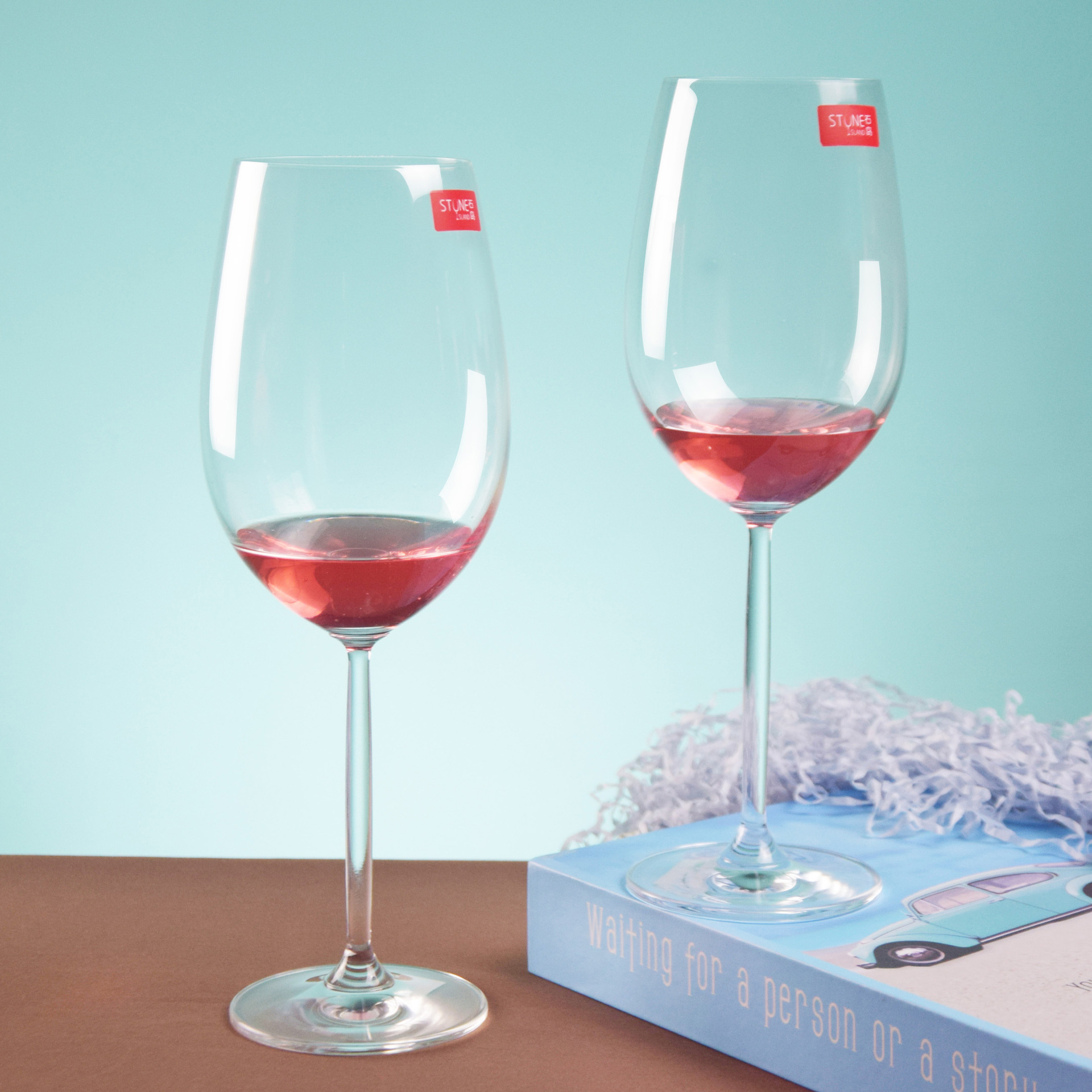 스톤 아일랜드 크리스탈 레드 와인 글라스 고급 패션 레스토랑 하이 피트 유리 컵 대형 하이 보르도 와인 잔