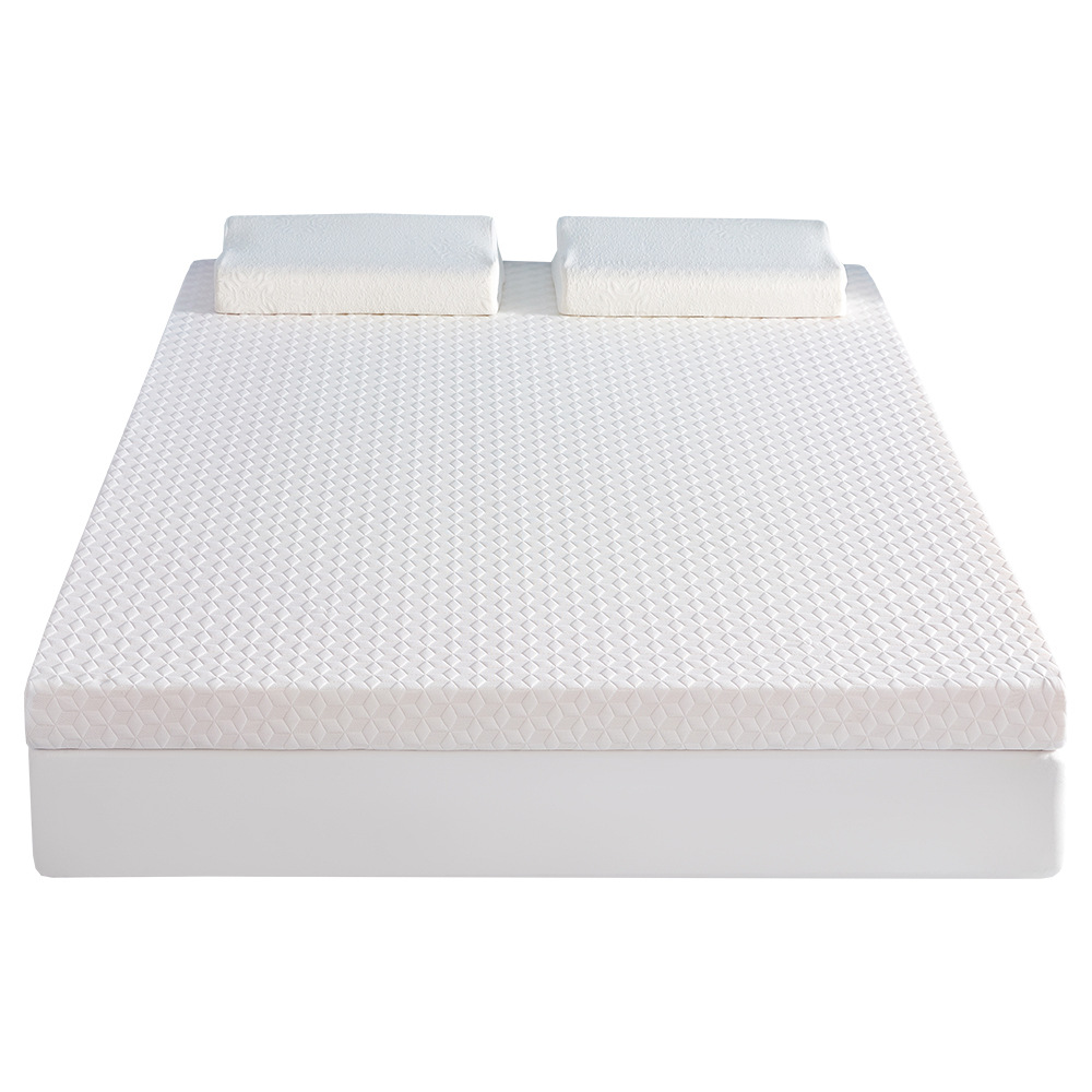 Cobertura de colchón de espuma viscoelástica de gel, acolchado acolchado para dormitorio de estudiantes, cama de alquiler individual y doble, colchón