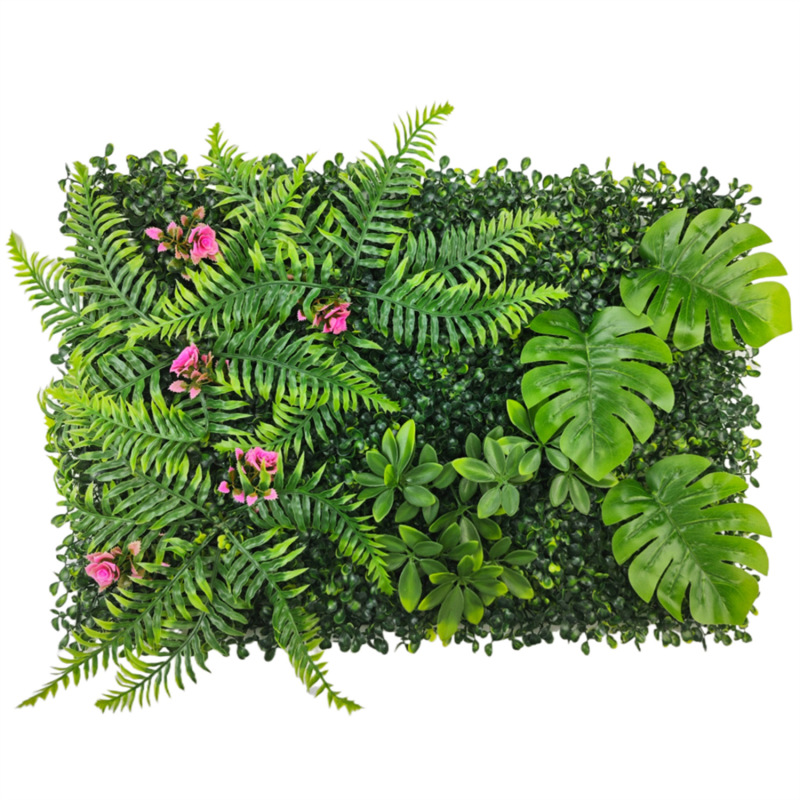 人造植物墙仿真立体绿植墙面挂式塑料假草坪门头阳台室内外装饰|undefined