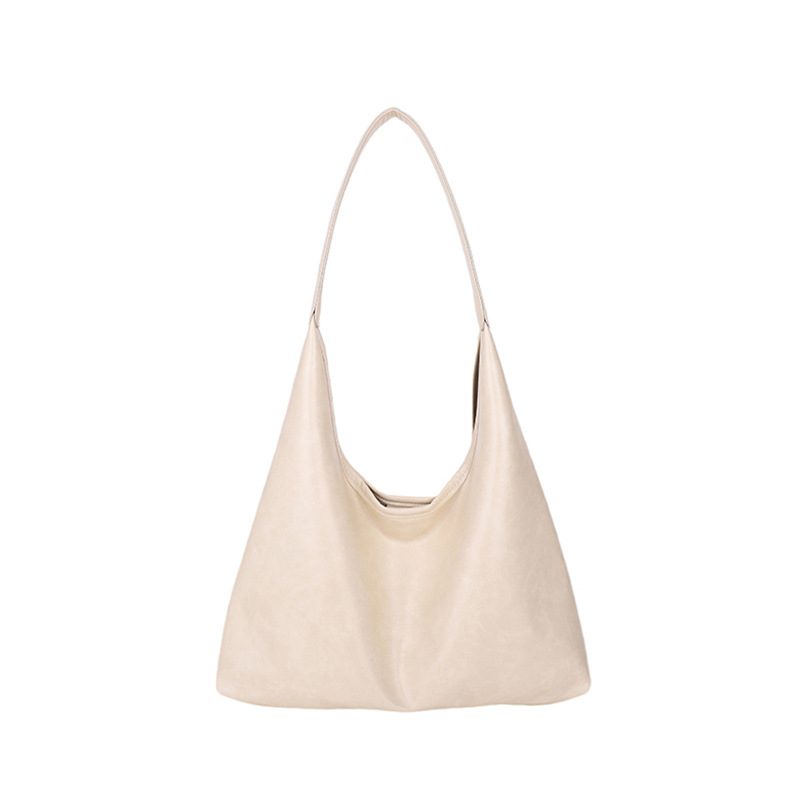 Gran capacidad de moda coreana textura hombro brazalete bolso para mujeres 2025 primavera nuevo estilo minimalista bolso de mujer