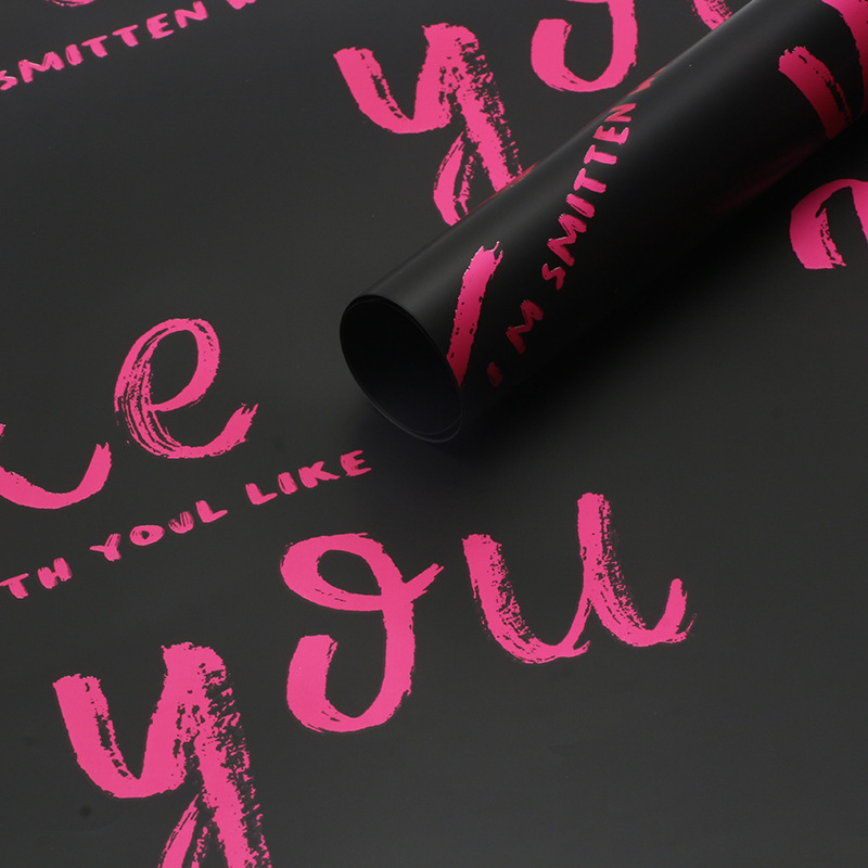 Huaxi como usted envasado de flores película plástica LIKEYOU ramo de flores de San Valentín material de embalaje de papel