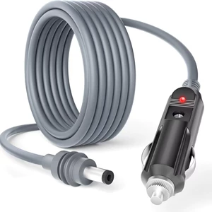 Cross-border best-selling Mini DC car charging power cable wholesale, cross-border car power cable in stock, cigarette lighter DC cable