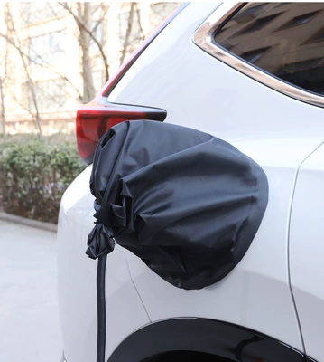Electric Vehicle Charging Pile, Car | Car clothing - upgraded-double-magnetic-diameter-35cm-extra-large-size-black