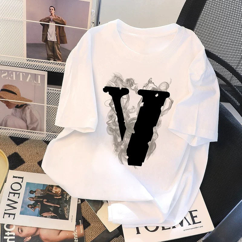 White summer fashionable T-shirt