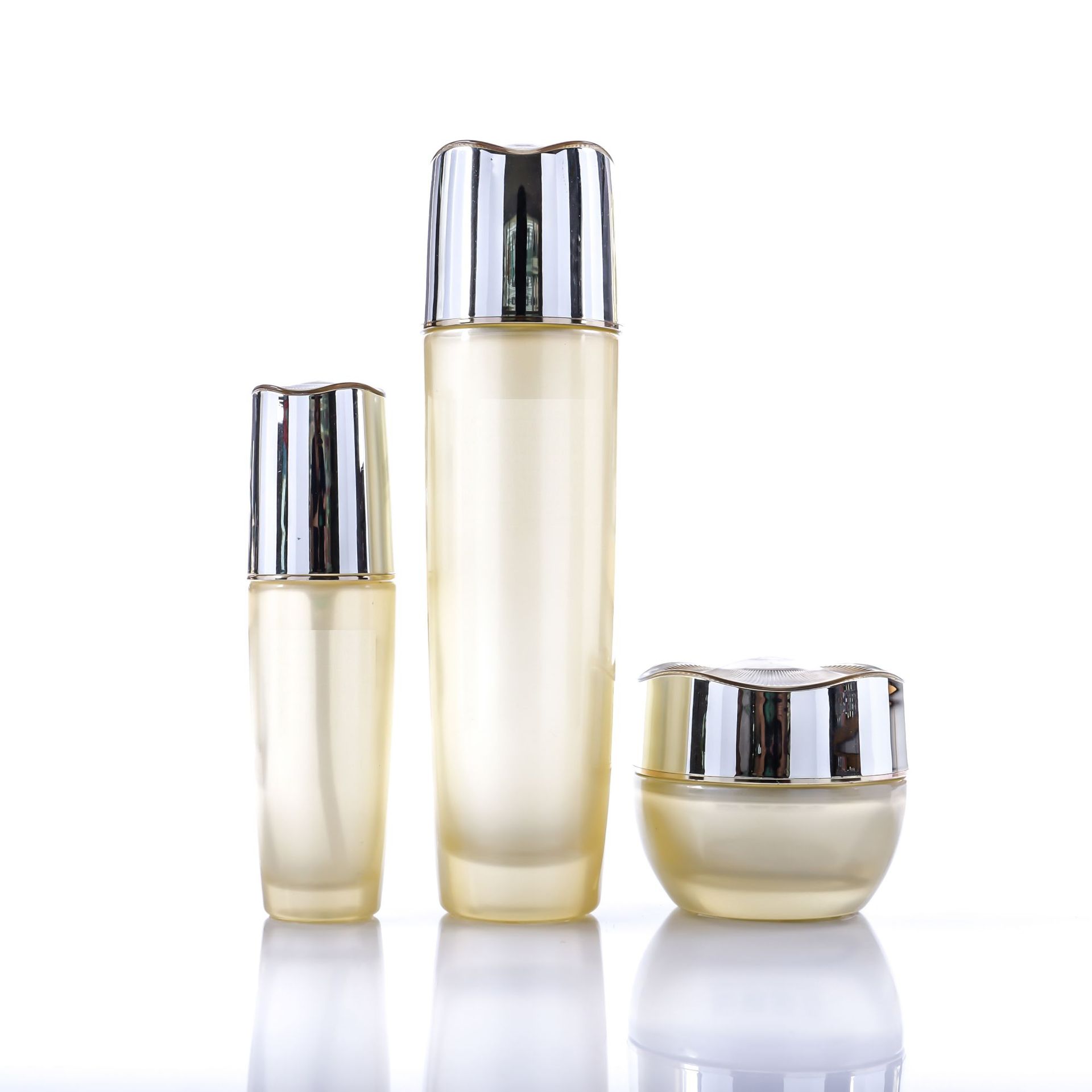 现货供应  化妆品包材 套装  八角瓶2系列 化妆品瓶JH1138