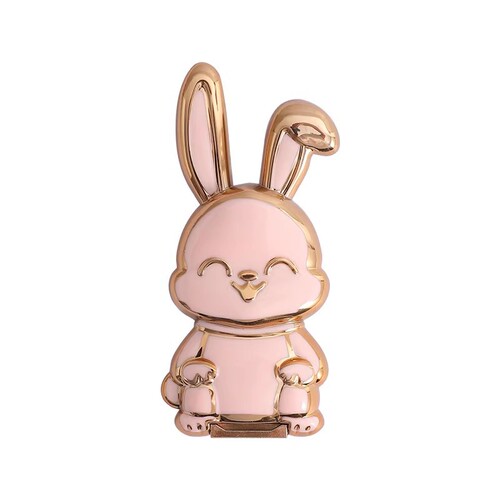 Phone Holder Stand Creative Cartoon Cute Rabbit Support Bracket Invisible Back Adhesive Desktop Lazy Person for Watching TV/Movies