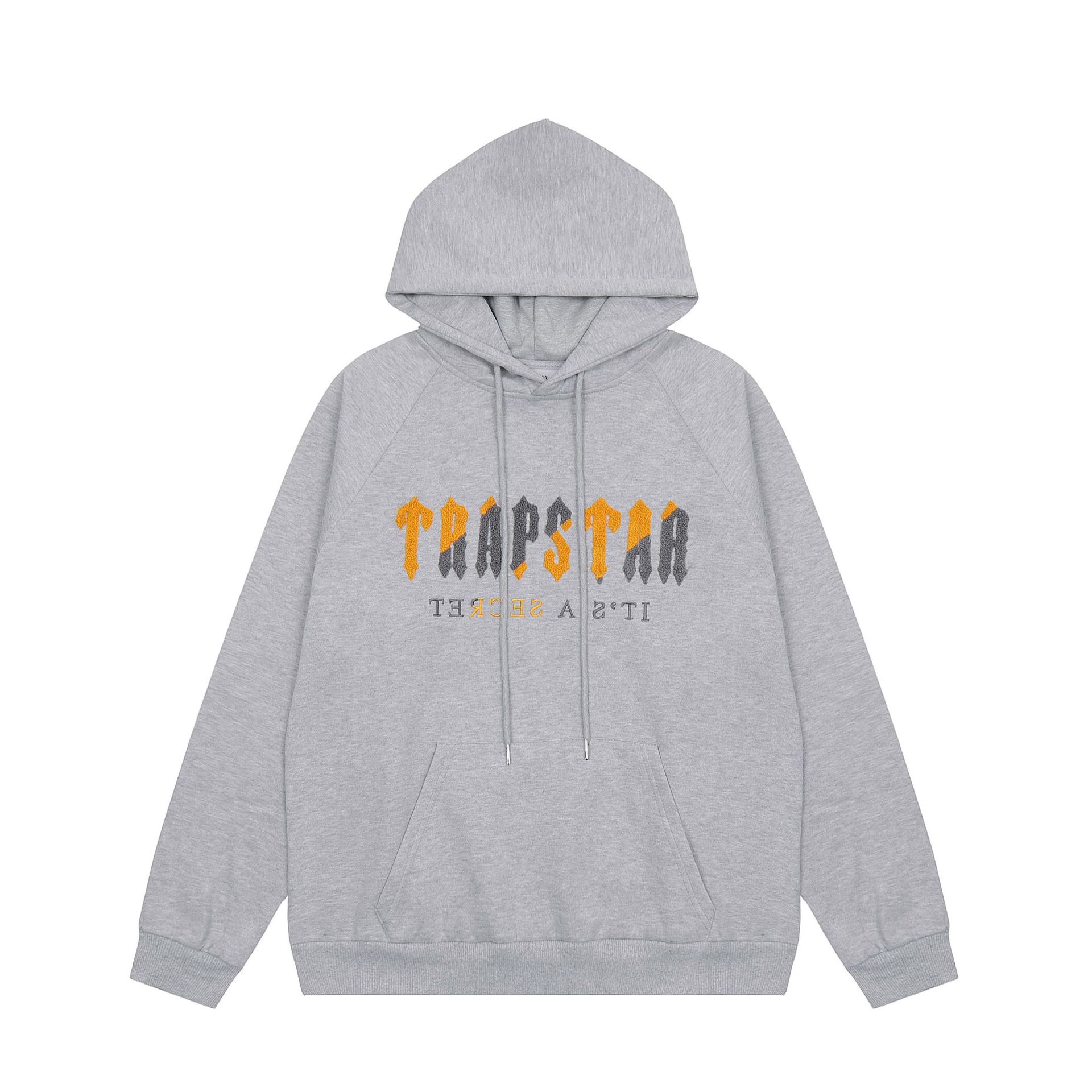 23SS otoño e invierno europeo y americano de moda marca gradiente carta toalla bordado forro polar hombres y mujeres pareja casual traje al por mayor