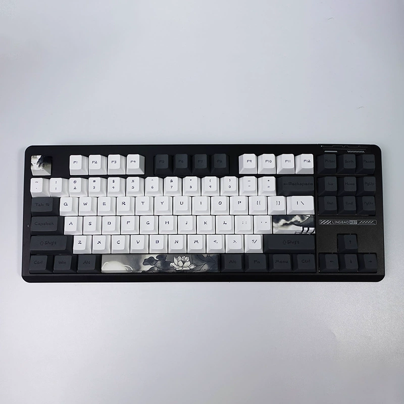 Keycap Lotus ink китайский стиль оригинальная высота PBT утолщённая сабля кастомизированная механическая клавиатура