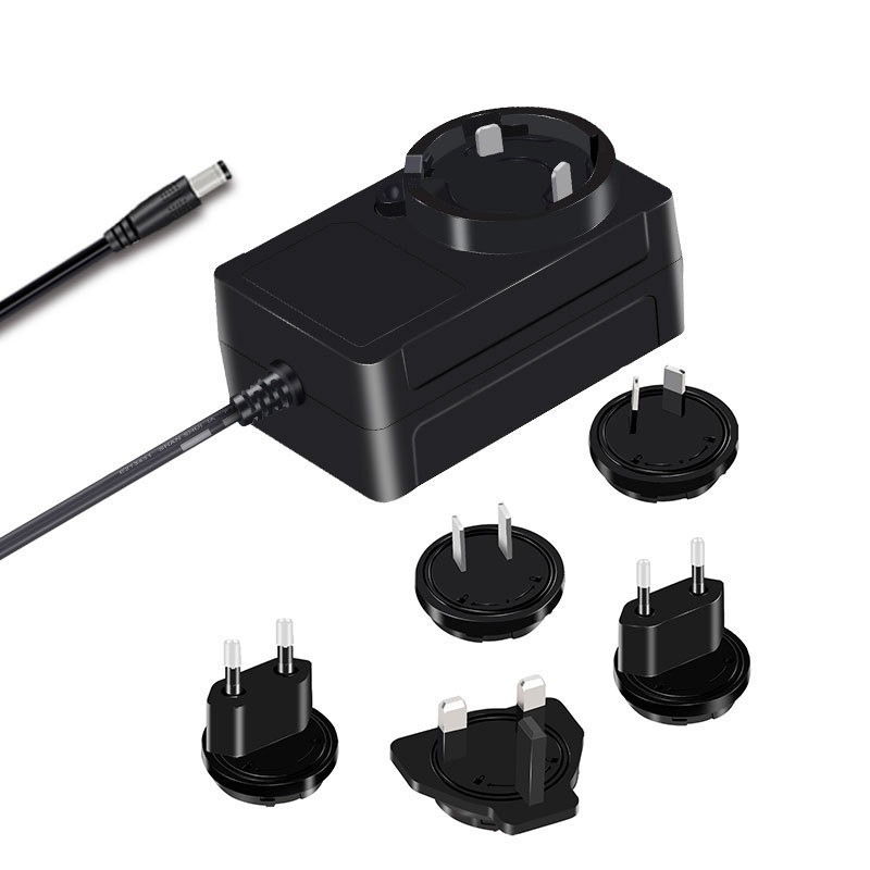 国境を越えた供給 36 ワット EU 認定交換可能なヘッド電源アダプタ 12V3A 加湿器電源アダプタ 12v|undefined