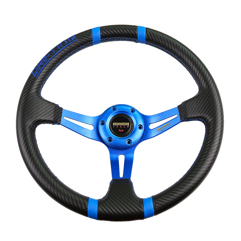 14 inch Modified Steering Wheel Racing Universal Suede Leather