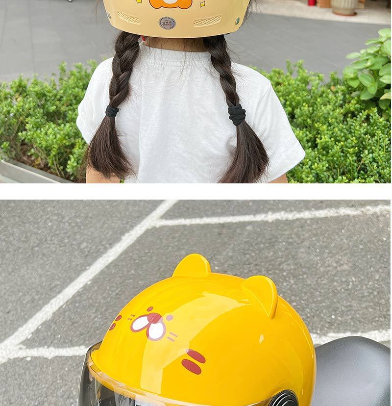 Little Tiger New Standard Children's Helmet Electric Car Sunscreen