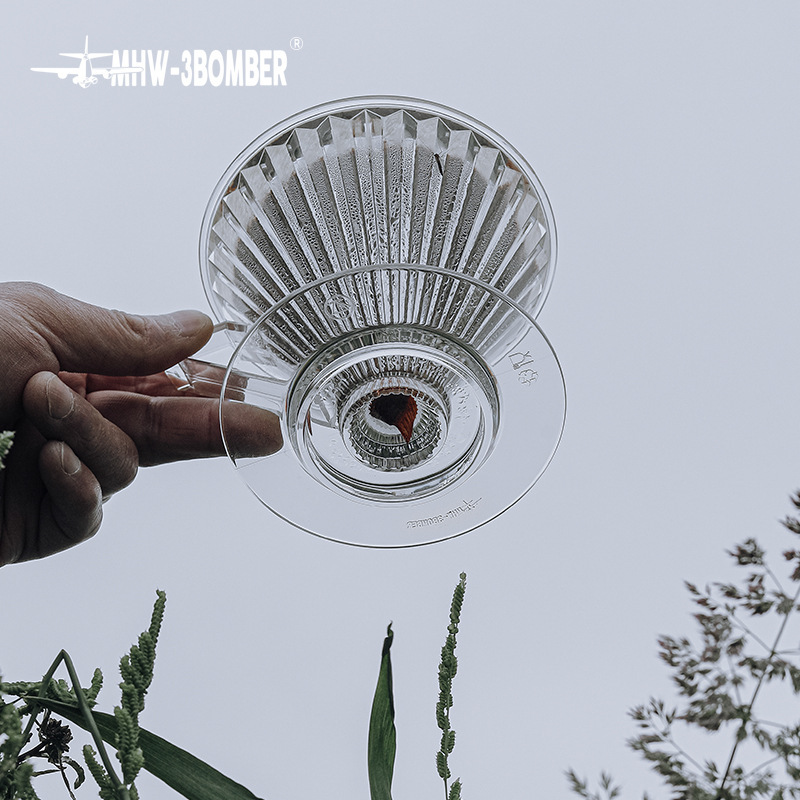 Bomber Genie filter Cup V60 cone coffee filter Cup hand coffee pot drip sharing pot V01/02