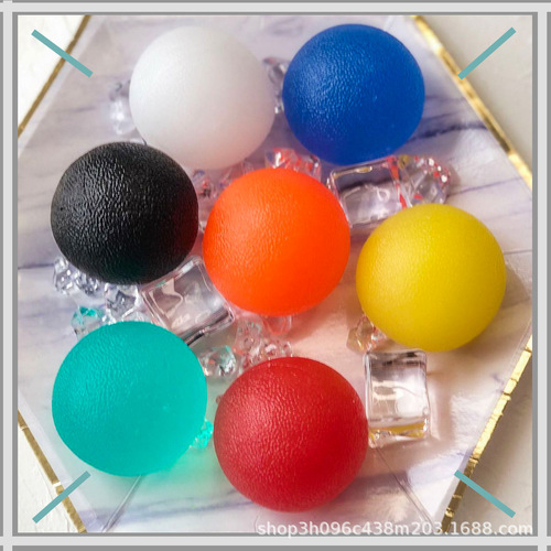 Rehabilitation training round grip ball for men and women silicone finger exercise grip equipment to practice hand strength and elastic hand holding ball