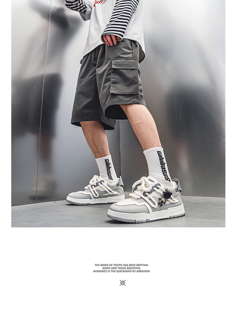 Herren Freizeitschuhe Retro Sneaker Geflochten Und Modern_voghion.com