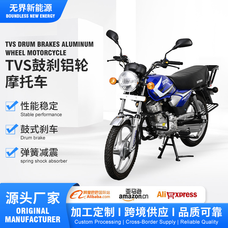 Nuevo coche de motocicleta para hombres, locomotora, gran coche deportivo, combustible, viaje cool, motocicleta de gasolina de dos ruedas para pasajeros