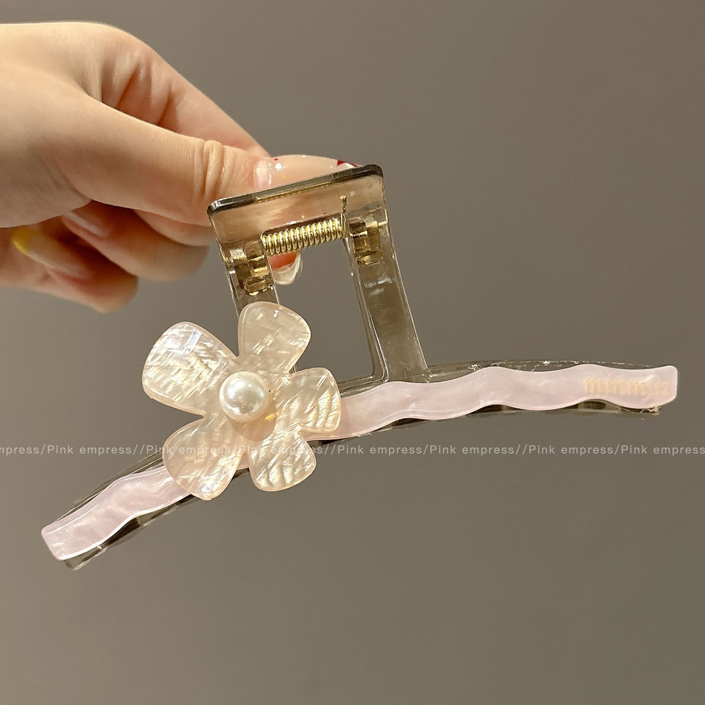 3# wavy striped floral - single-sided accessory, approximately 12.5cm