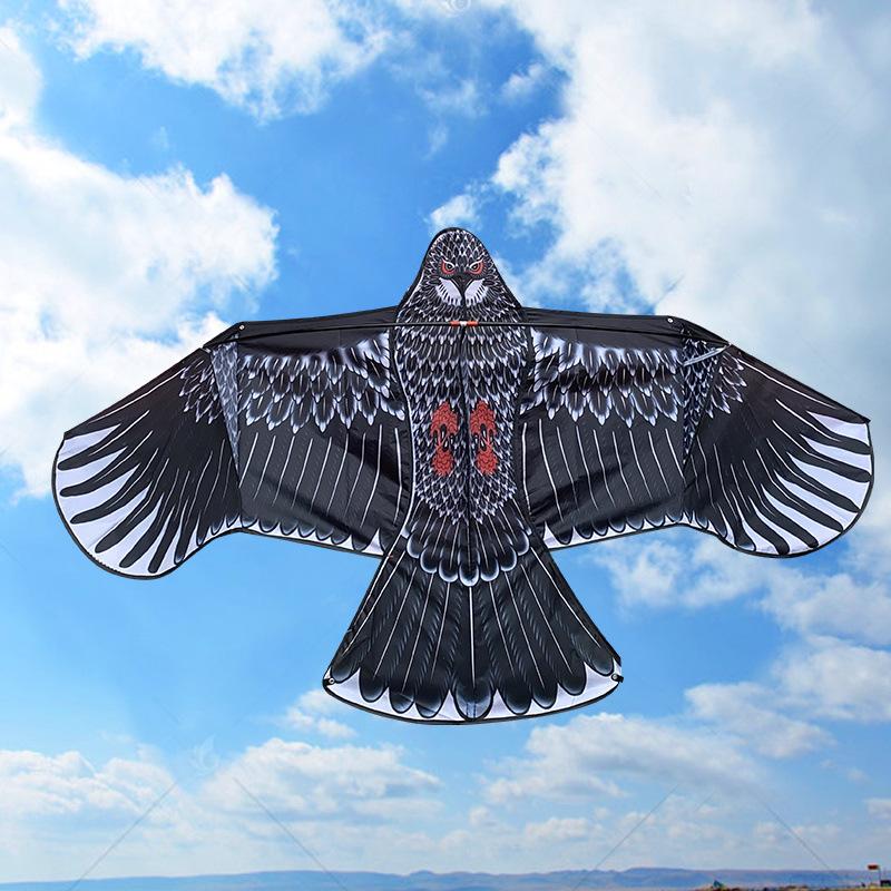 Weifang Eagle cometa al por mayor pastoral pájaros aterrorizadores de pájaros artefactos de la brisa fácil de volar niños dibujos animados adultos fabricantes de cometas