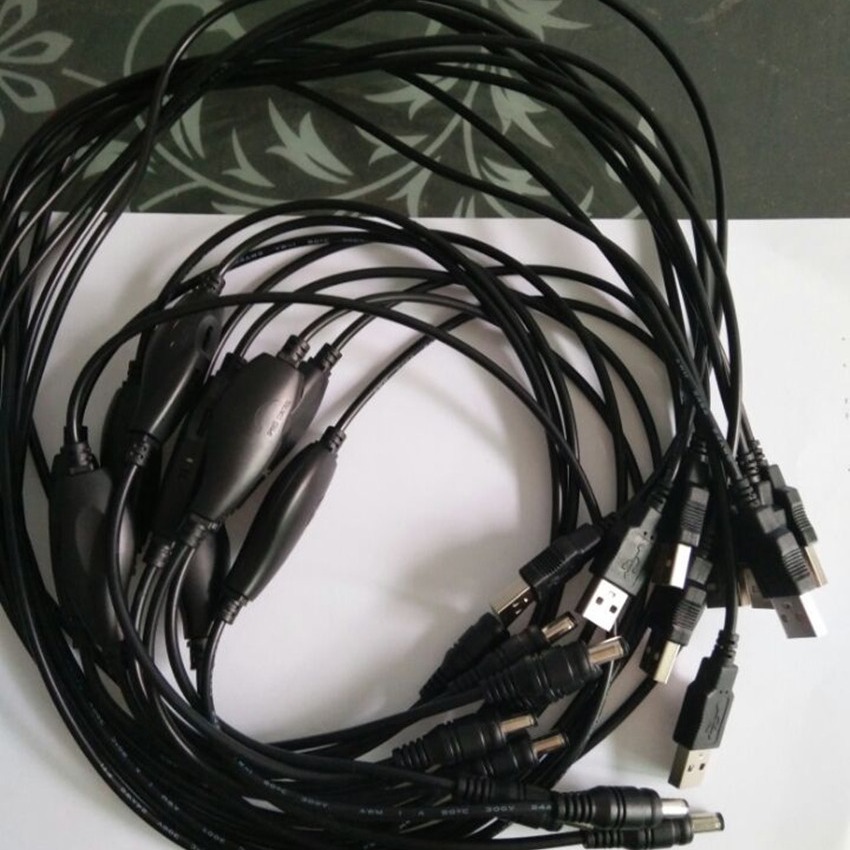 5V带USB接口电源调速线修甲打磨机正反转调速线适配器配套调速线