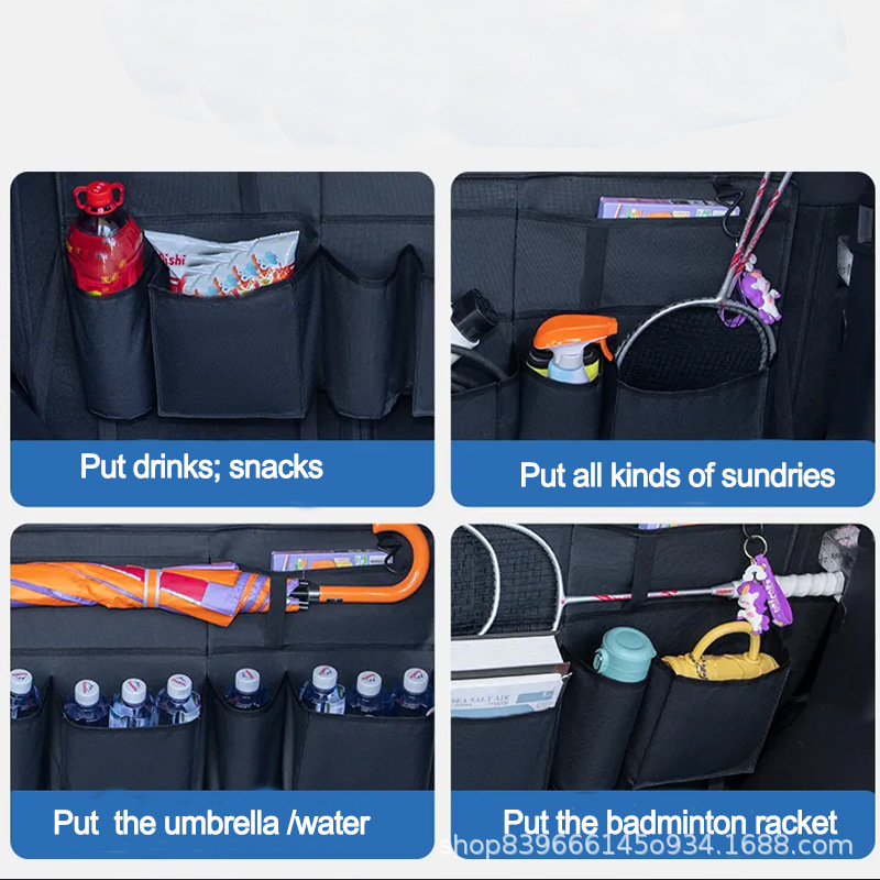 Car Trunk Storage Hanging Bag, Umbrella Storage Bag, Suv Mpv Trunk Storage Bag, Storage Bag, Foldable Storage Bag