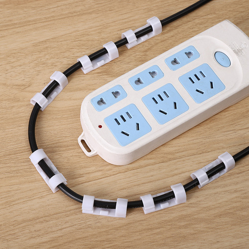 Self-adhesive, traceless cable buckle, wire and network cable management buckle, plug-in cable board holder, storage cable management buckle
